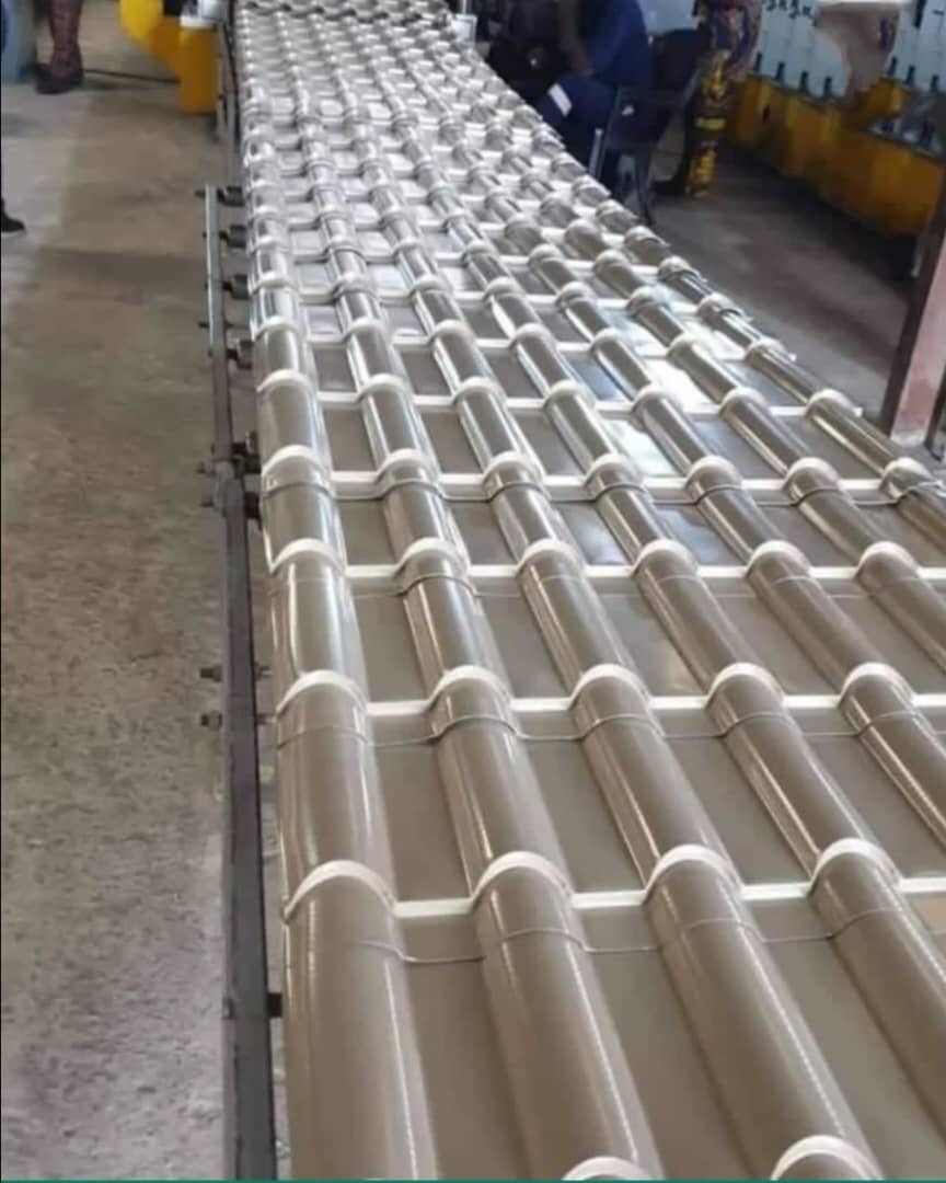 Grey Beige Metcopo Aluminum Corrugated Sheet