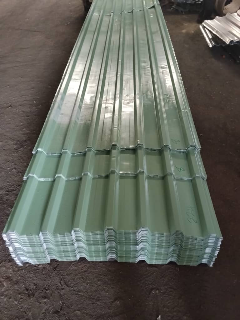 Pale Green 0.90 Meter Aluminum Corrugated Sheet